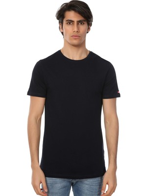 John Frank Bisiklet Yaka Basic Tişört JFR0000120SM