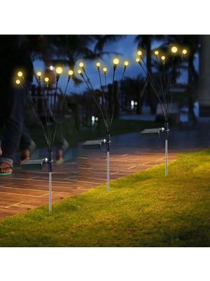 Empressco Güneş Enerjili 6 LED Bahçe ve Teras Süs Lambası, Şık Aydınlatma Çözümü