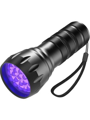 Leaf Shop 21 LED 1. Kalite 395NM Güneş Işığı Ultraviyole Uv El Feneri - Blacklight - Çok Amaçlı