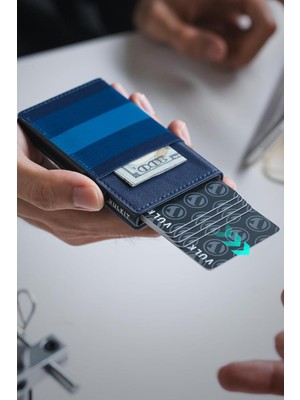 Vulkit Rfıd Korumalı Manyetik Pop-Up Unisex Kartlık Cüzdan