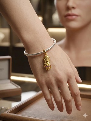 Celikchi Gümüş Marvel The Avengers Infinity Gauntlet Sallantılı Charm