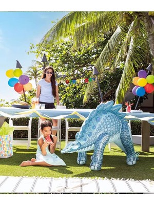 intex Şişme Dinozor Oyuncağı -  Dev Boy Eğlenceli Şişme Dinozor Oyuncağı - Gerçekçi Dinozor Oyuncağı - Şişme Dinozor Figürü - Şişme Parti Hayvanı 165x64x91 cm.