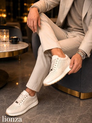 Marcomen Iç Dış Hakiki Deri Günlük Şık Sneaker