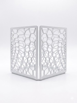 Moon Frame Studio Petek Modern Dekoratif Metal Mumluk & Masa Üstü Obje (Siyah)