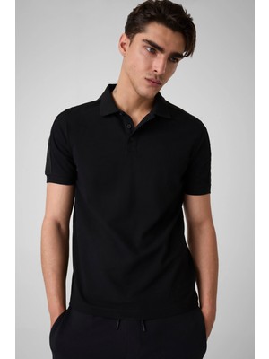 Guess Thor Erkek Aktif Slim Fit Polo T-Shirt