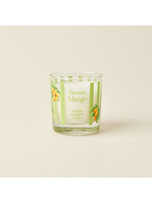 Evidea Deco Sweet Mango Bardak Mum - Renkli - 190 gr