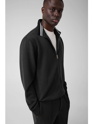 Guess Sonny Erkek Aktif Modal Karışımlı Sweatshirt