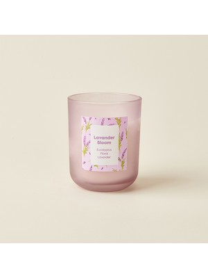 Evidea Deco Lavender Bloom Bardak Mum - Renkli - 180 gr