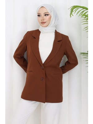 Missvalle Kadın Ceket Kahverengi 6146