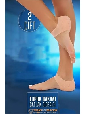 Mbb E-Ticaret Topuk Çatlak Çorabı - Nem Tutucu Topuk Bakım Çorabı 2 Çift 721955