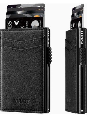 Vulkit Rfıd Korumalı Deri Pop-Up Erkek Kartlık Cüzdan