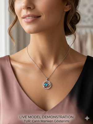 Rose Doğaltaş Günlük Kullanıma Uygun Çelik Kolye ve Detayları