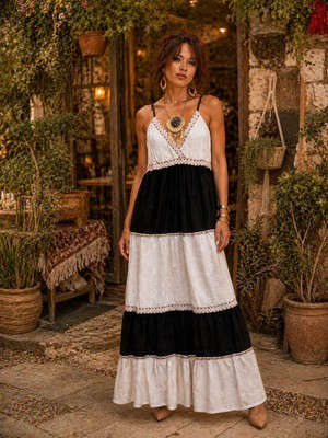 Boutique Bade Italyan Askılı Yazlık Elbise