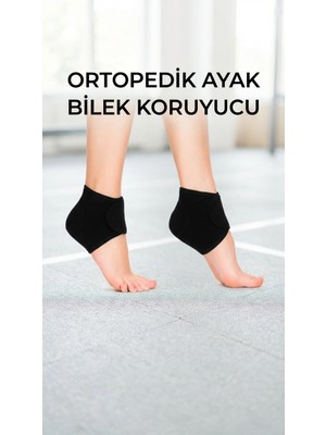 Ortopedik Topuk Dikeni Destekli Silikonlu Çorap 2'li Set