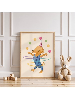 Luxor Pixels (Çerçevesiz) Sevimli Köpek Çocuk Odası Poster