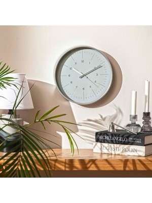 Linens Lotta 29,5 cm Duvar Saati Gri