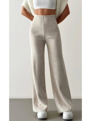 Etiler Collection Kadın Kaşkorse Bol Paça Pantolon