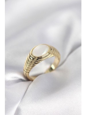 Clariss Gürbelle Özel_gold Renk Vintage Model Kadın Yüzük
