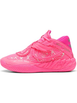 Puma x Fast & Furious Mb.05 Mıamı Unisex Basketbol Ayakkabısı Pembe Renkli Hafif Tasarım