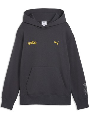 Puma x Pokemon Genç Geniş Kesim Kapüşonlu Sweatshırt