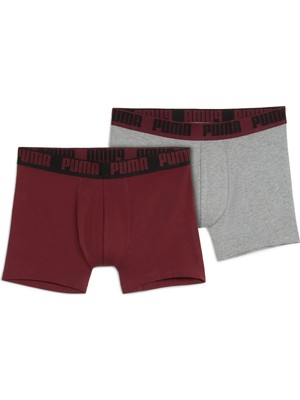 Puma Kısa Kesim Erkek Boxer (2'li Paket)