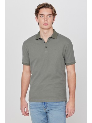 Lee %100 Pamuk Regular Fit Normal Kesim Polo Yaka Tişört