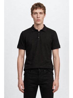 Lee %100 Pamuk Regular Fit Normal Kesim Polo Yaka Tişört