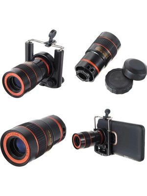 Uravas Store 8X18 Zoom Teleskop Telefon Kamera Lensi Mini El Dürbünü