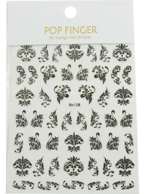 Çini Desenli Tattoo Dövme Sticker