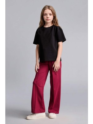 DeFacto Wide Leg Bordo Pantolon Kız Çocuk I1621A826AU