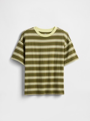 Gap Erkek Çocuk Yeşil Relaxed Original T-Shirt