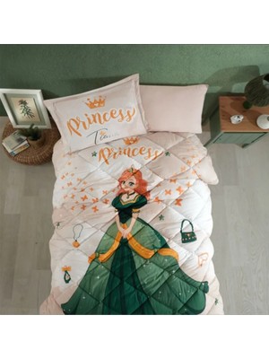 Mbb E-Ticaret Tek Kişilik Ranforce Genç Desen Yorgan Seti Tiana