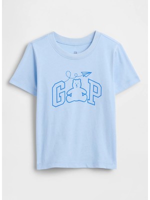 Gap Mavi Erkek Çocuk Baskılı T-Shirt 870212005