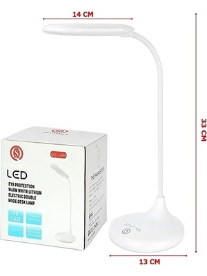 Mbb E-Ticaret Şarjlı Sarı ve Beyaz Renk Masa Lambası  WT-005
