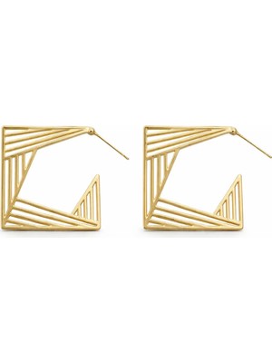 Treasure&co. Altın Kadın Küpe