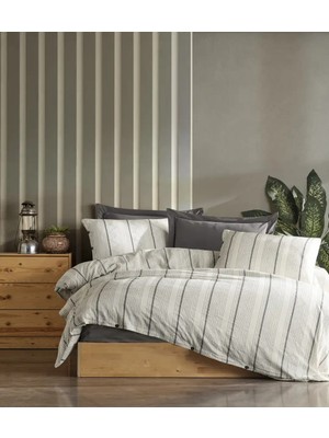Mbb E-Ticaret Şaheser Home Collection Iplik Boyalı Nev Takımı Va Antrasit