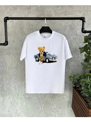 Mbb E-Ticaret Unisex Çocuk Baskılı T-Shirt - Beyaz