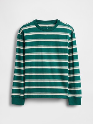 Gap Erkek Çocuk Yeşil Relaxed T-Shirt
