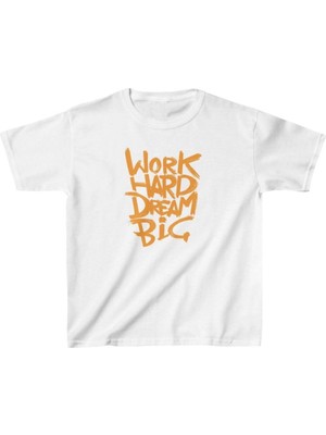 Mbb E-Ticaret Unisex Çocuk Baskılı T-Shirt - Beyaz
