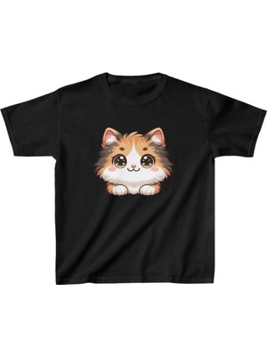 Mbb E-Ticaret Unisex Çocuk Baskılı T-Shirt - Siyah