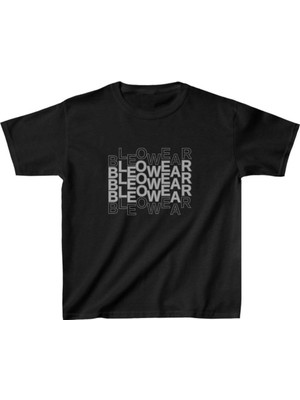Mbb E-Ticaret Unisex Çocuk Baskılı T-Shirt - Siyah