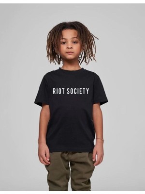 Mbb E-Ticaret Çocuk Unisex Baskılı T-Shirt - Siyah