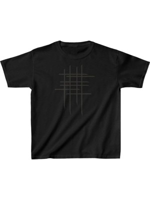 Mbb E-Ticaret Çocuk Unisex Baskılı T-Shirt - Siyah