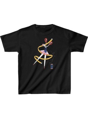 Mbb E-Ticaret Unisex Çocuk Baskılı T-Shirt - Siyah