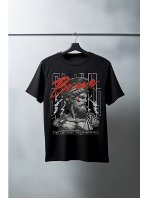 Mbb E-Ticaret Unisex Oversize 24/1 Penye Dtf Baskılı Tişört - DTF92