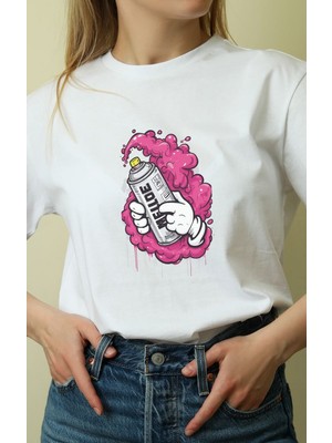 Mbb E-Ticaret Unisex Oversize 24/1 Penye Dtf Baskılı Tişört - DTF117