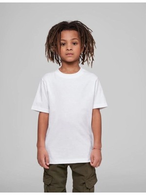 Mbb E-Ticaret Çocuk Unisex Basic T-Shirt - Beyaz