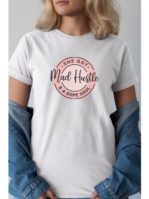 Mbb E-Ticaret Unisex Oversize 24/1 Penye Dtf Baskılı Tişört - DTF263