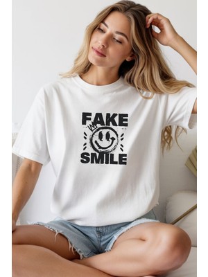 Mbb E-Ticaret Unisex Oversize 24/1 Penye Dtf Baskılı Tişört - DTF138