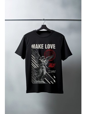 Mbb E-Ticaret Unisex Oversize 24/1 Penye Dtf Baskılı Tişört - DTF78